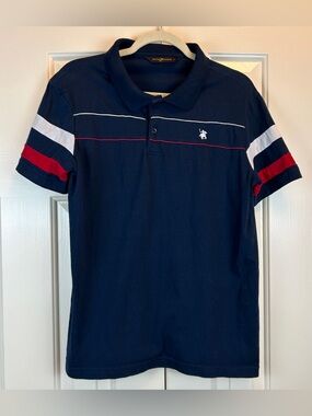 York Team Polo Club Blue Polo Shirt